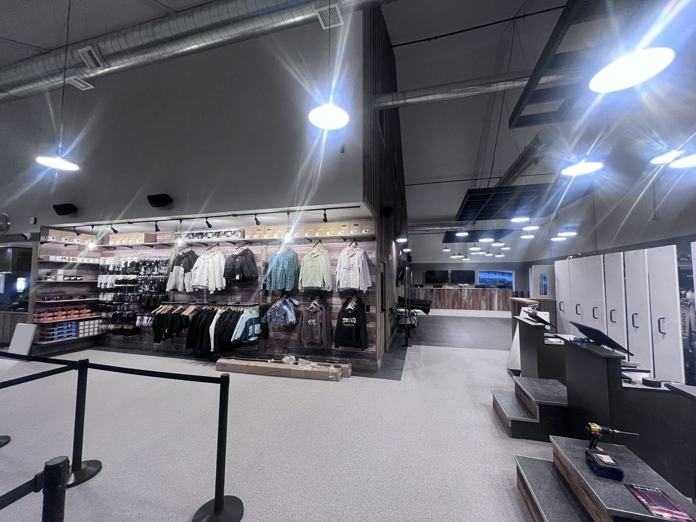Resort retail shop after renovation